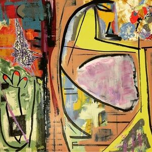 Abstract Multicolor Canvas Art